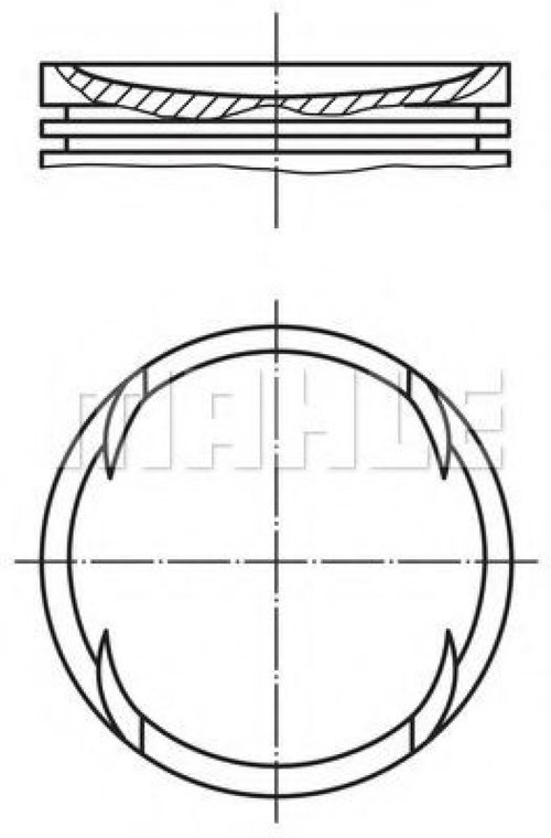 Piston AUDI A2 (8Z0) (2000 - 2005) MAHLE ORIGINAL 030 89 02 piesa NOUA