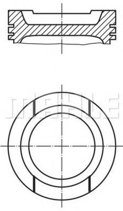 Piston AUDI A4 Avant (8ED, B7) (2004 - 2008) MAHLE ORIGINAL 033 20 01 piesa NOUA