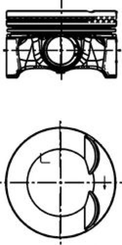 Piston AUDI TT (8J3) (2006 - 2014) KOLBENSCHMIDT 40247610 piesa NOUA