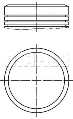 Piston CITROEN BERLINGO (MF) (1996 - 2016) MAHLE ORIGINAL 040 02 00 piesa NOUA