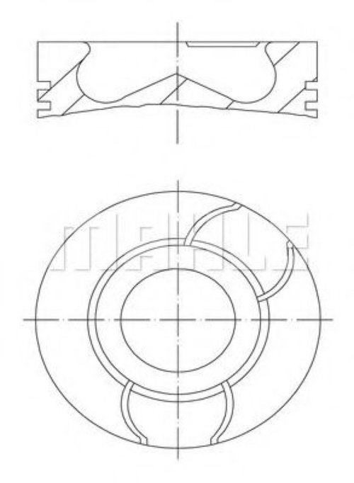 Piston CITROEN XSARA Cupe (N0) (1998 - 2005) MAHLE ORIGINAL 040 03 00 piesa NOUA