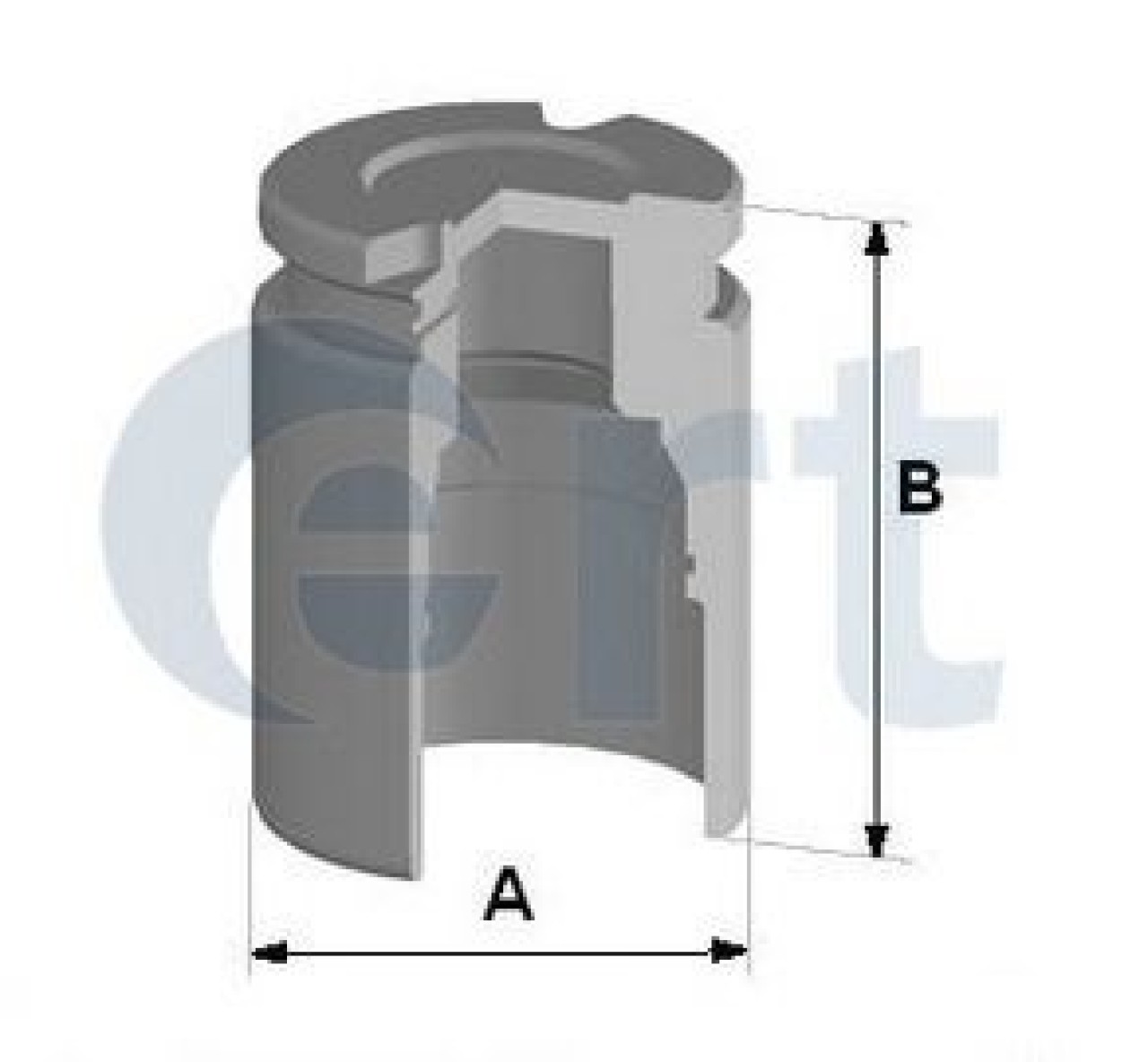 Piston, etrier frana AUDI A3 (8P1) (2003 - 2012) ERT 150220-C piesa NOUA