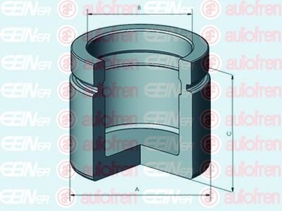 Piston, etrier frana AUDI A3 (8P1) (2003 - 2012) AUTOFREN SEINSA D025487 piesa NOUA