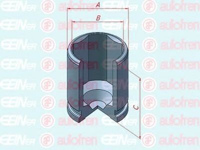 Piston, etrier frana AUDI A5 Cabriolet (8F7) (2009 - 2016) AUTOFREN SEINSA D025543 piesa NOUA