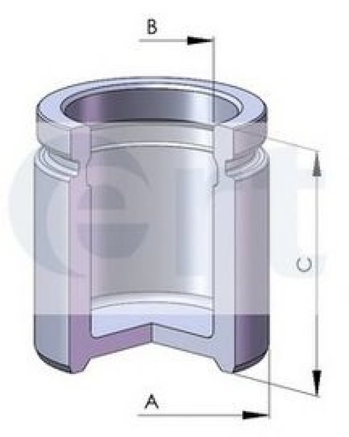 Piston, etrier frana FIAT BRAVA (182) (1995 - 2003) ERT 150276-C piesa NOUA