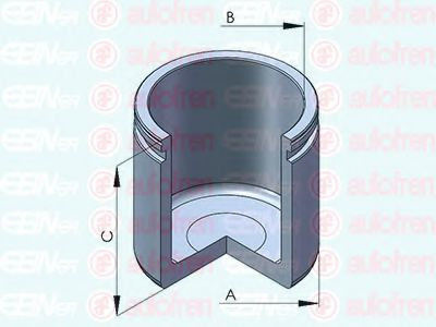 Piston, etrier frana FIAT DUCATO bus (250, 290) (2006 - 2016) AUTOFREN SEINSA D025282 piesa NOUA