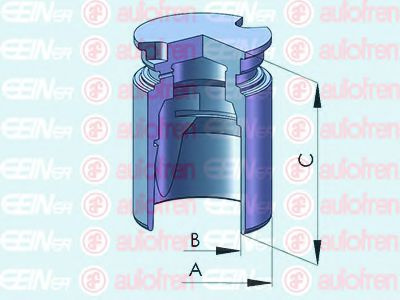 Piston, etrier frana FIAT PUNTO EVO (199) (2008 - 2016) AUTOFREN SEINSA D025363 piesa NOUA