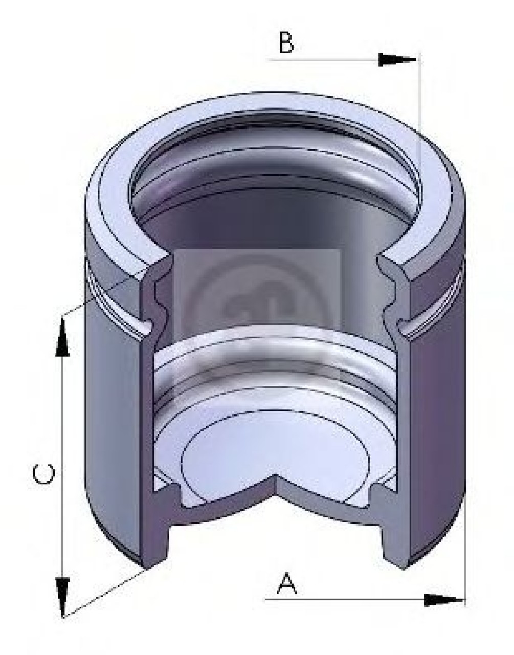 Piston, etrier frana FORD GRAND C-MAX Van (2010 - 2016) AUTOFREN SEINSA D025107 piesa NOUA