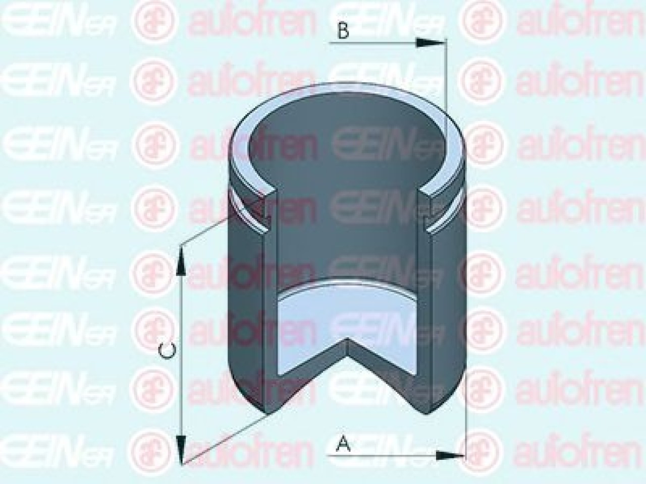 Piston, etrier frana HYUNDAI SANTA FE II (CM) (2005 - 2012) AUTOFREN SEINSA D025431 piesa NOUA