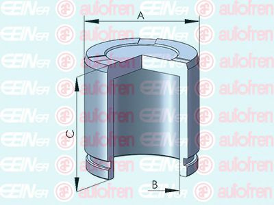 Piston, etrier frana INFINITI FX (2008 - 2016) AUTOFREN SEINSA D025533 piesa NOUA