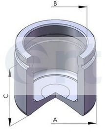 Piston, etrier frana MERCEDES E-CLASS T-Model (S211) (2003 - 2009) ERT 150552-C piesa NOUA