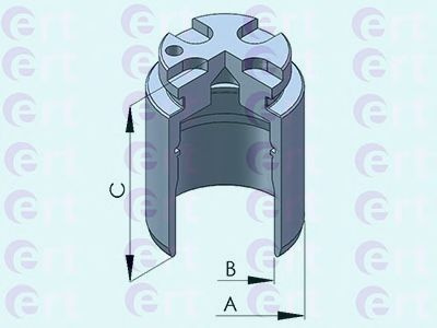 Piston, etrier frana MINI MINI Cabriolet (R57) (2007 - 2016) ERT 150984-C piesa NOUA