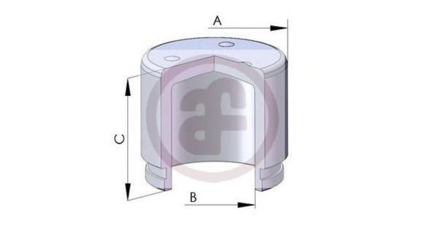 Piston, etrier frana Mitsubishi GALANT Mk VI combi (EA_) 1996-2003 #2 150681C