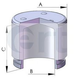 Piston, etrier frana MITSUBISHI L 200 (K7, K6) (1996 - 2007) ERT 150681-C piesa NOUA