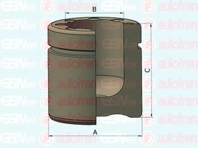 Piston, etrier frana OPEL COMBO Combi (2001 - 2016) AUTOFREN SEINSA D025242 piesa NOUA