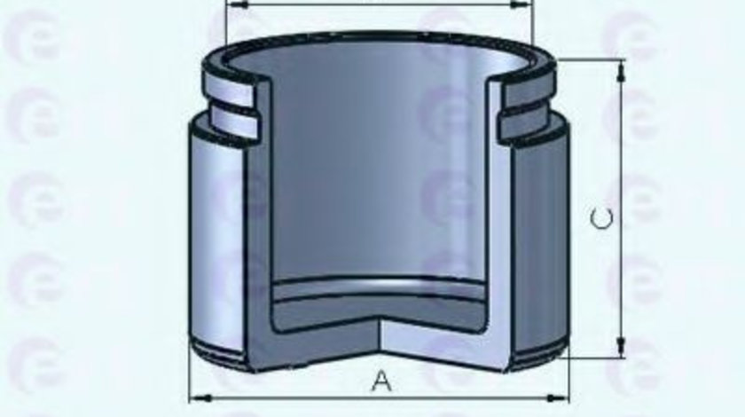 Piston, etrier frana OPEL FRONTERA B (6B) (1998 - 2016) ERT 150789-C piesa NOUA