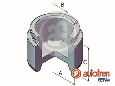 Piston, etrier frana punte fata (D025479 AUTOFREN) VW