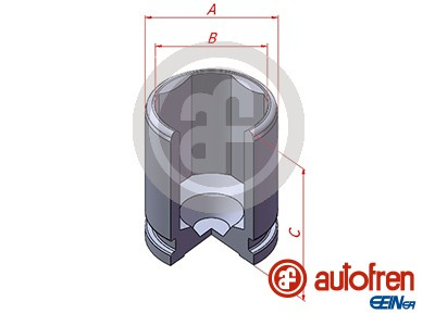 Piston, etrier frana puntea spate (D025614 AUTOFREN) HONDA