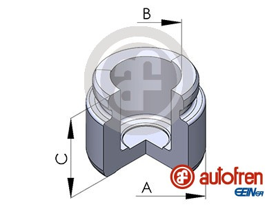 Piston, etrier frana puntea spate (D025672 AUT) OPEL,VAUXHALL