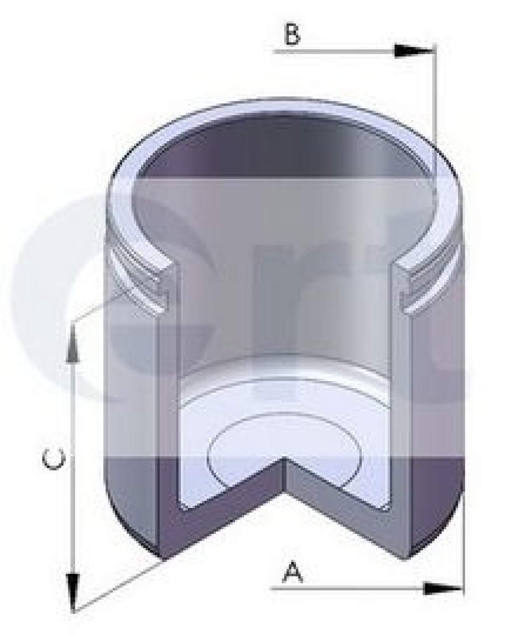 Piston, etrier frana SKODA OCTAVIA III Combi (5E5) (2012 - 2016) ERT 150289-C piesa NOUA