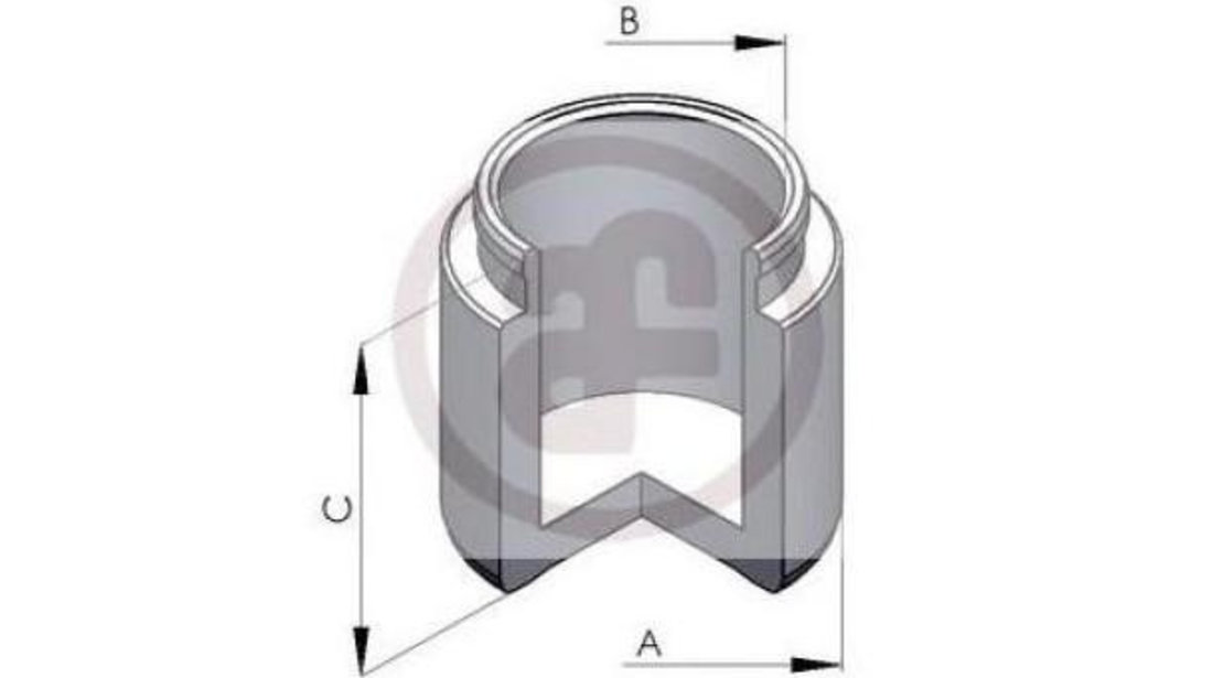 Piston, etrier frana Subaru FORESTER (SF) 1997-2002 #2 150585C