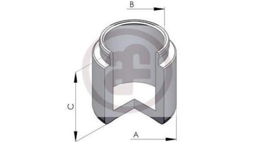 Piston, etrier frana Subaru JUSTY (KAD) 1984-1995 #2 150585C