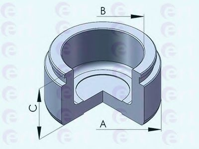 Piston, etrier frana SUZUKI SX4 (EY, GY) (2006 - 2016) ERT 151266-C piesa NOUA