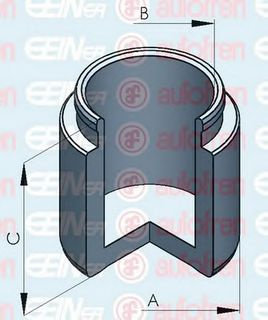 Piston, etrier frana TOYOTA AURIS (NRE15, ZZE15, ADE15, ZRE15, NDE15) (2006 - 2012) AUTOFREN SEINSA ...