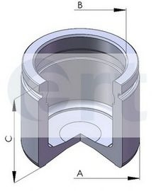 Piston, etrier frana VW LT II caroserie (2DA, 2DD, 2DH) (1996 - 2006) ERT 150552-C piesa NOUA