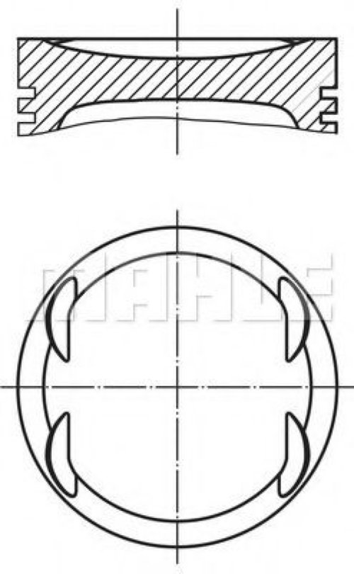 Piston FORD FOCUS II Combi (DA) (2004 - 2012) MAHLE ORIGINAL 015 76 00 piesa NOUA