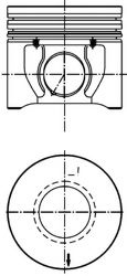 Piston FORD TRANSIT caroserie (FA) (2000 - 2006) KOLBENSCHMIDT 40171600 piesa NOUA