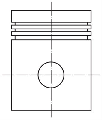 Piston Mahle Original Mercedes-Benz 004 15 00