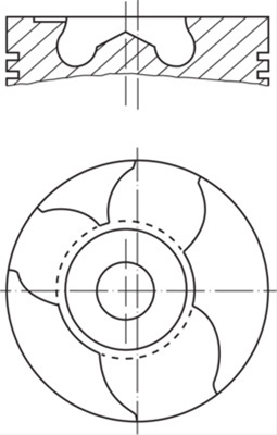 Piston Mahle Original Vag 151 10 00