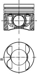 Piston MERCEDES C-CLASS T-Model (S203) (2001 - 2007) KOLBENSCHMIDT 40095600 piesa NOUA