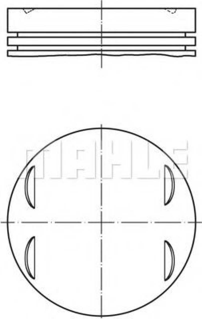 Piston MERCEDES CLS (C219) (2004 - 2011) MAHLE ORIGINAL 005 24 00 piesa NOUA