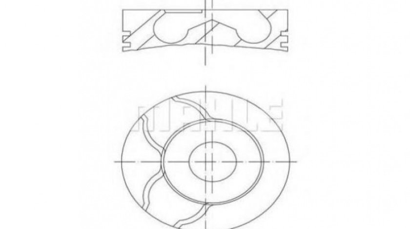 Piston Mercedes E-CLASS (W210) 1995-2003 #2 0010100