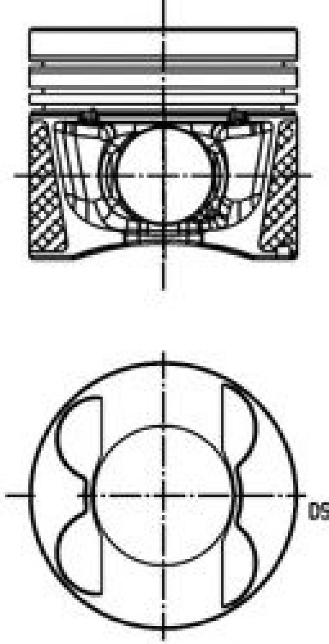 Piston MERCEDES M-CLASS (W166) (2011 - 2016) KOLBENSCHMIDT 40776620 piesa NOUA