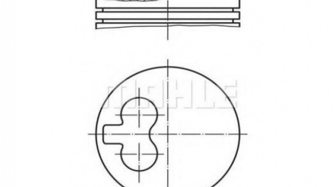 Piston motor Audi AUDI 100 Avant (44, 44Q, C3) 1982-1990 #2 028107065CF