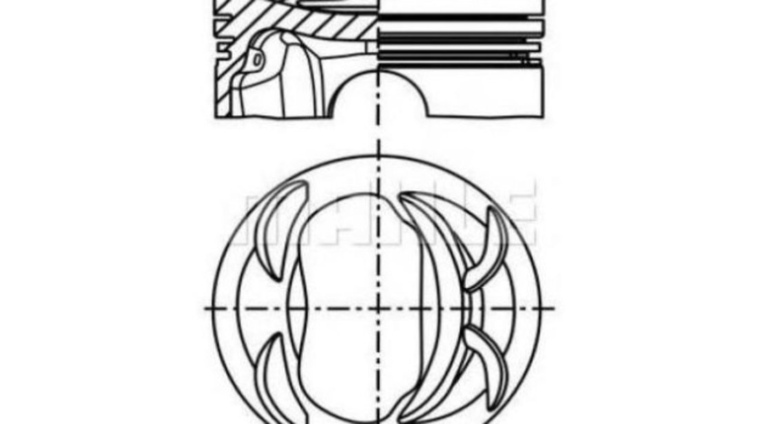 Piston motor Volkswagen VW JETTA III (1K2) 2005-2010 #2 028PI00117000