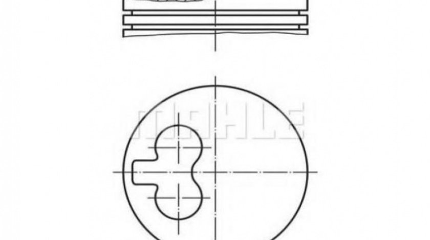 Piston motor Volkswagen VW VENTO (1H2) 1991-1998 #2 028107065CF