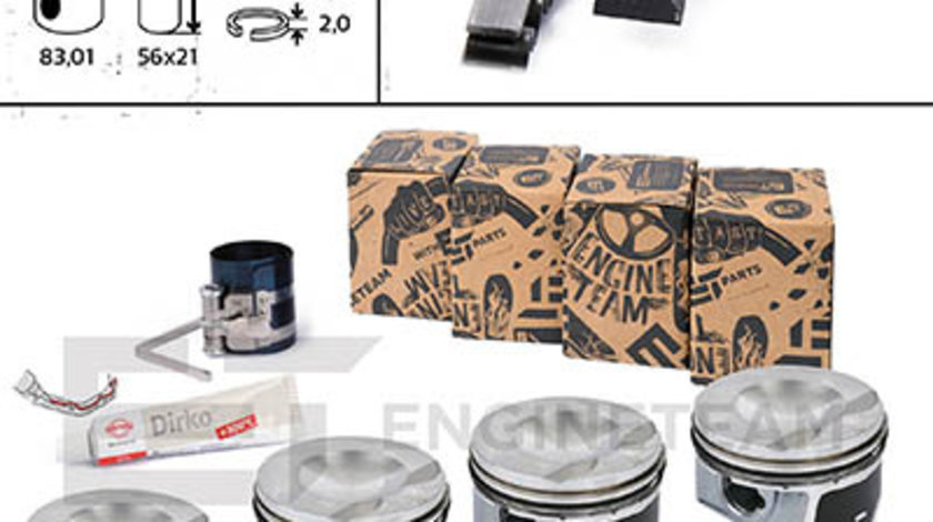 Piston (PM006350ET ET ENGINETEAM) AUDI,SEAT,SKODA,VW