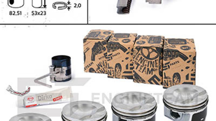 Piston (PM006400ET ET ENGINETEAM) AUDI,SEAT,SKODA,VW