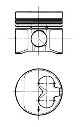 Piston SEAT CORDOBA (6K1, 6K2) (1993 - 1999) KOLBENSCHMIDT 91429630 piesa NOUA