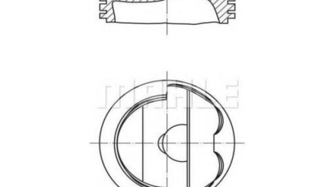 Piston Volkswagen VW EOS (1F7, 1F8) 2006-2016 #2 0280400