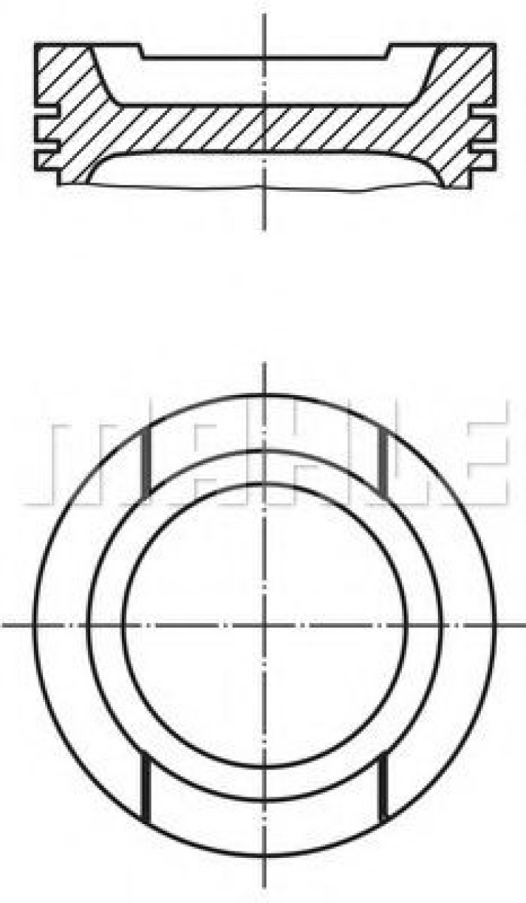 Piston VW PASSAT (3B3) (2000 - 2005) MAHLE ORIGINAL 033 20 00 piesa NOUA