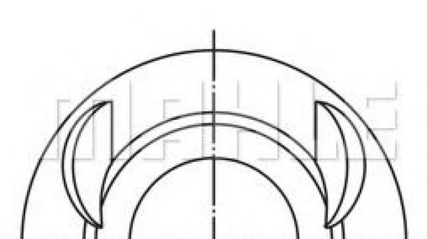 Piston VW TRANSPORTER V platou / sasiu (7JD, 7JE, 7JL, 7JY, 7JZ, 7FD) (2003 - 2016) MAHLE ORIGINAL 028 03 12 piesa NOUA