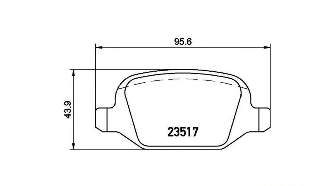 Placute de frana Alfa Romeo 147 (2001-2010) [937] #2 0252351716