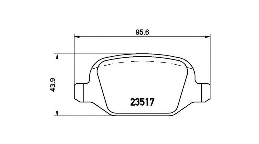 Placute de frana Alfa Romeo GT (937) 2003-2010 #2 0252351716