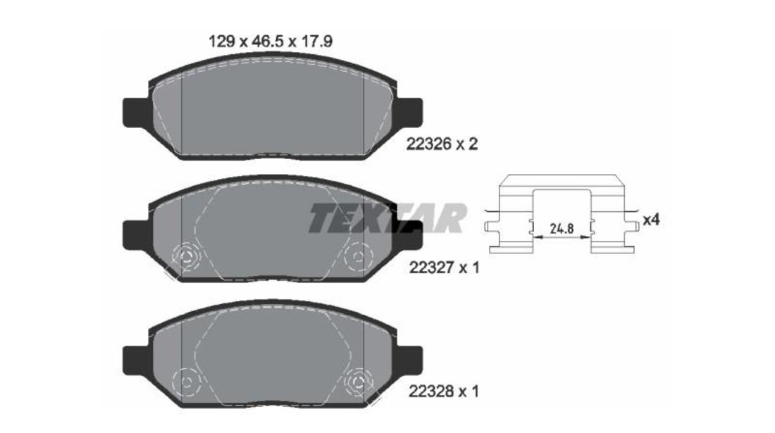 Placute de frana Alfa Romeo MONTREAL 1972-1979 #2 0016837400