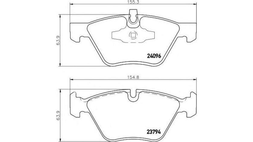 Placute de frana BMW 3 Cabriolet (E93) 2006-2016 #2 0986494117